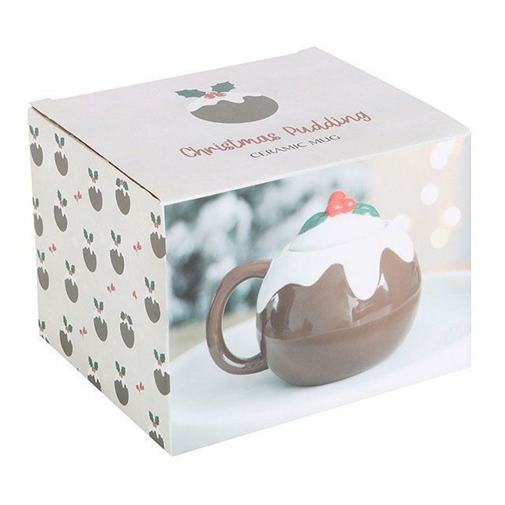 tasse en forme de pudding de noël something different