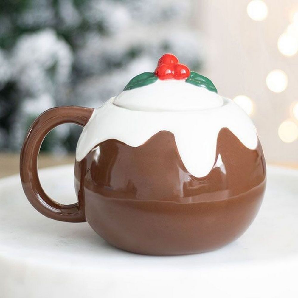 tasse en forme de pudding de noël something different