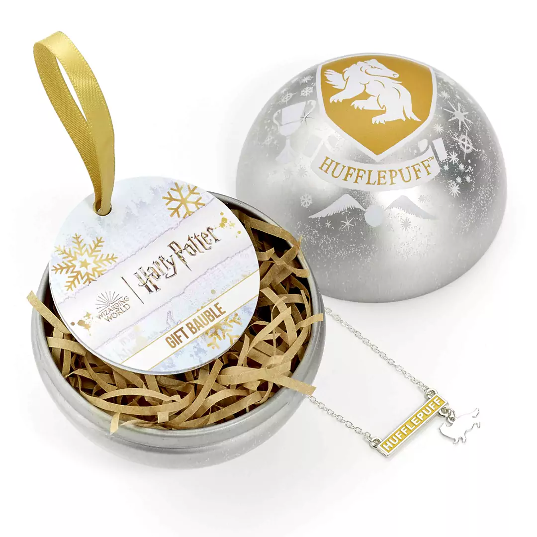 boule de noël poufsouffle the carat shop