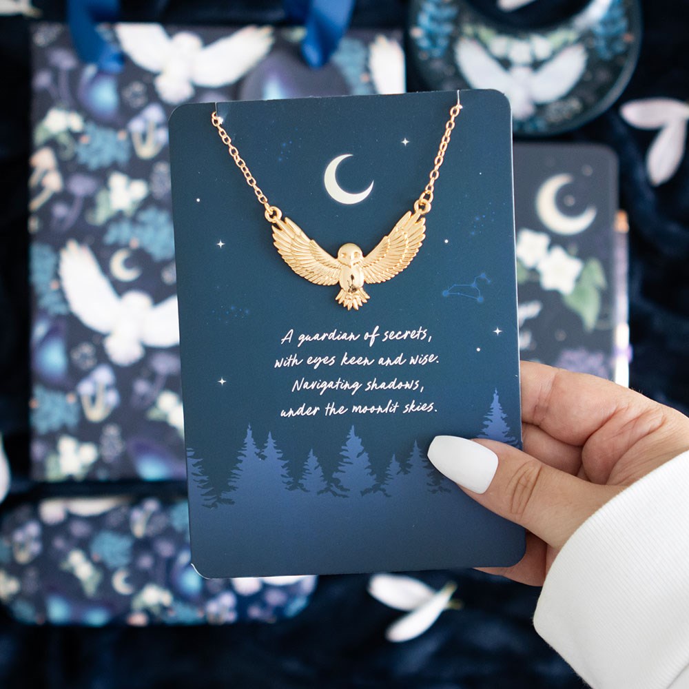 collier avec pendentif chouette something different