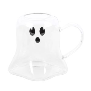 tasse en verre en forme de fantôme something different