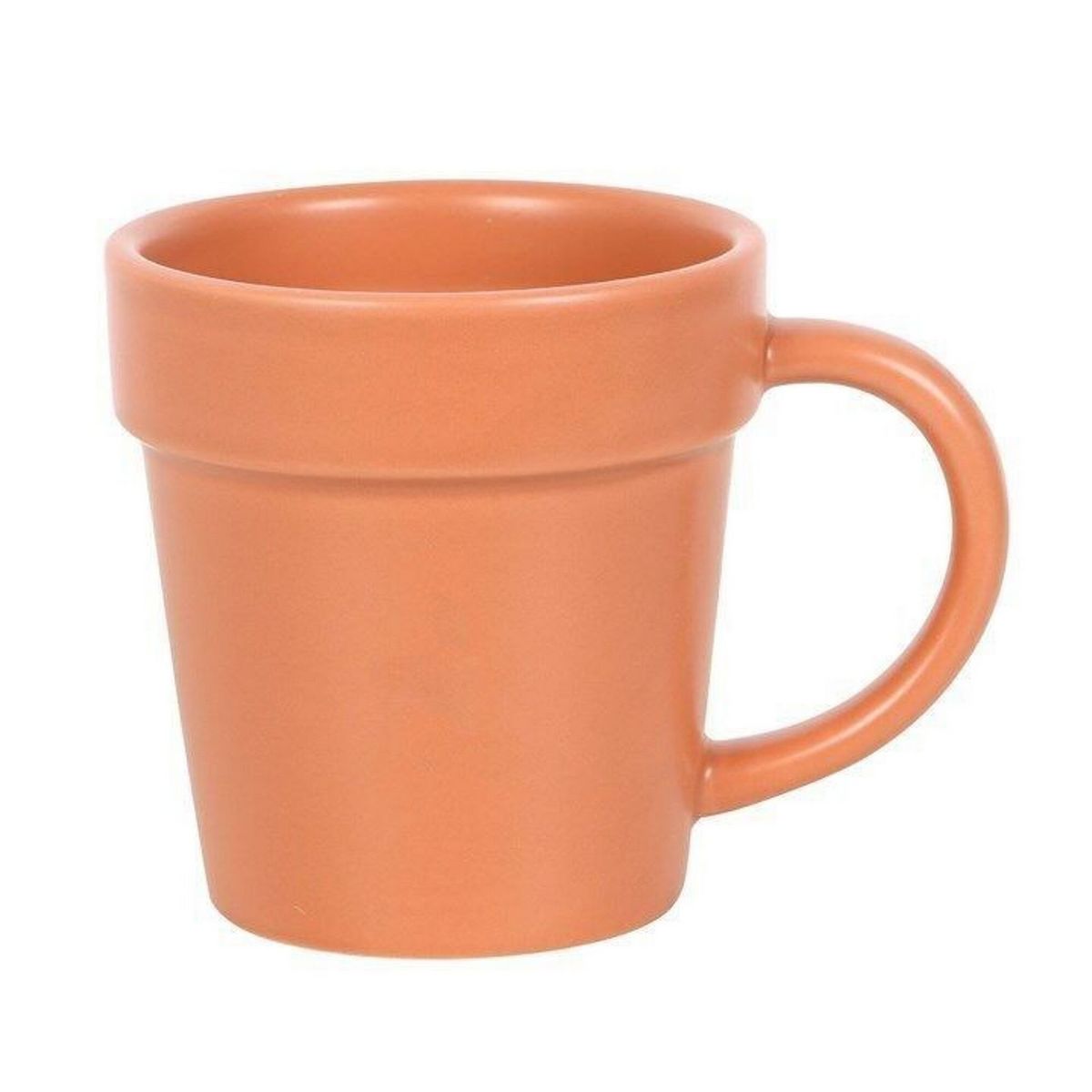 tasse en forme de pot de fleurs et sa cuillère pelle something different