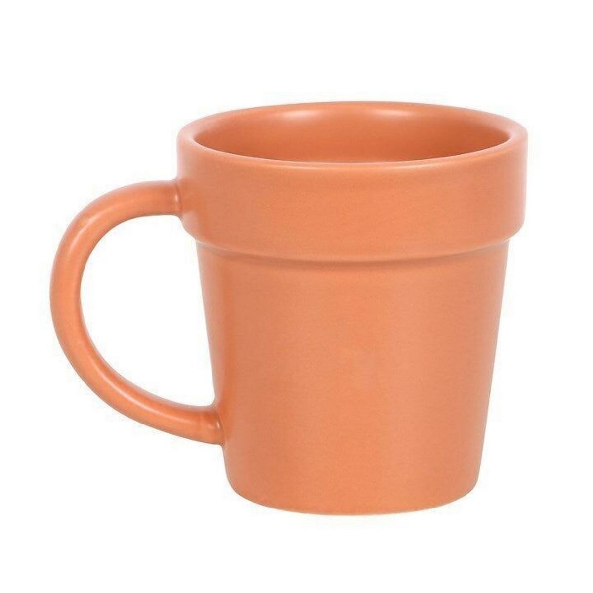 tasse en forme de pot de fleurs et sa cuillère pelle something different