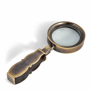 loupe de voyage pliante en métal vieilli authentic models