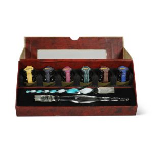 coffret de 12 bouteilles d'encre prose colorée authentic models (copy)
