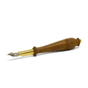 porte plume d'ecriture en bois authentic models