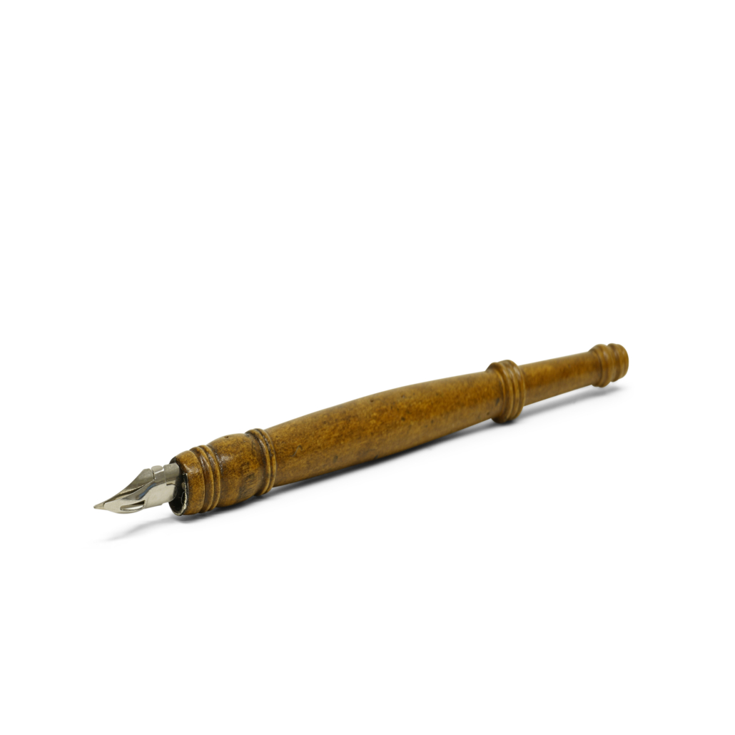 porte plume d'ecriture en bois authentic models
