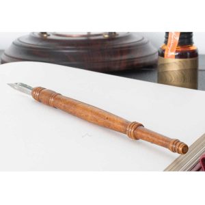 porte plume d'ecriture en bois authentic models