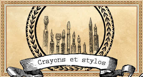 crayons et stylos