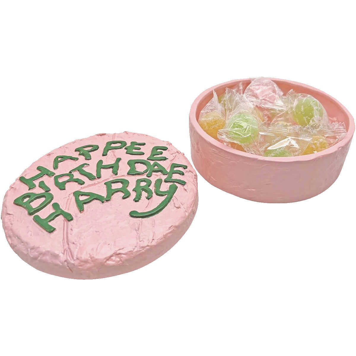 boîte bonbonnière en céramique gâteau happee birthdae harry potter by sunart