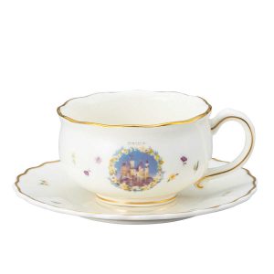 tasse à thé poudlard fleurie harry potter by sunart