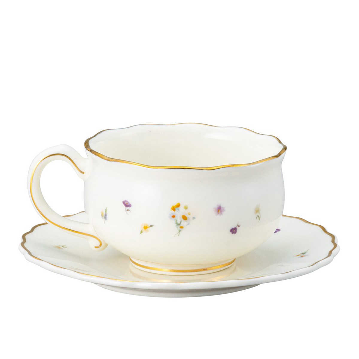 tasse à thé poudlard fleurie harry potter by sunart