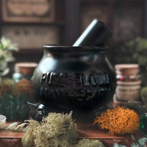 mortier et pilon d'apothicaire en céramique litjoy