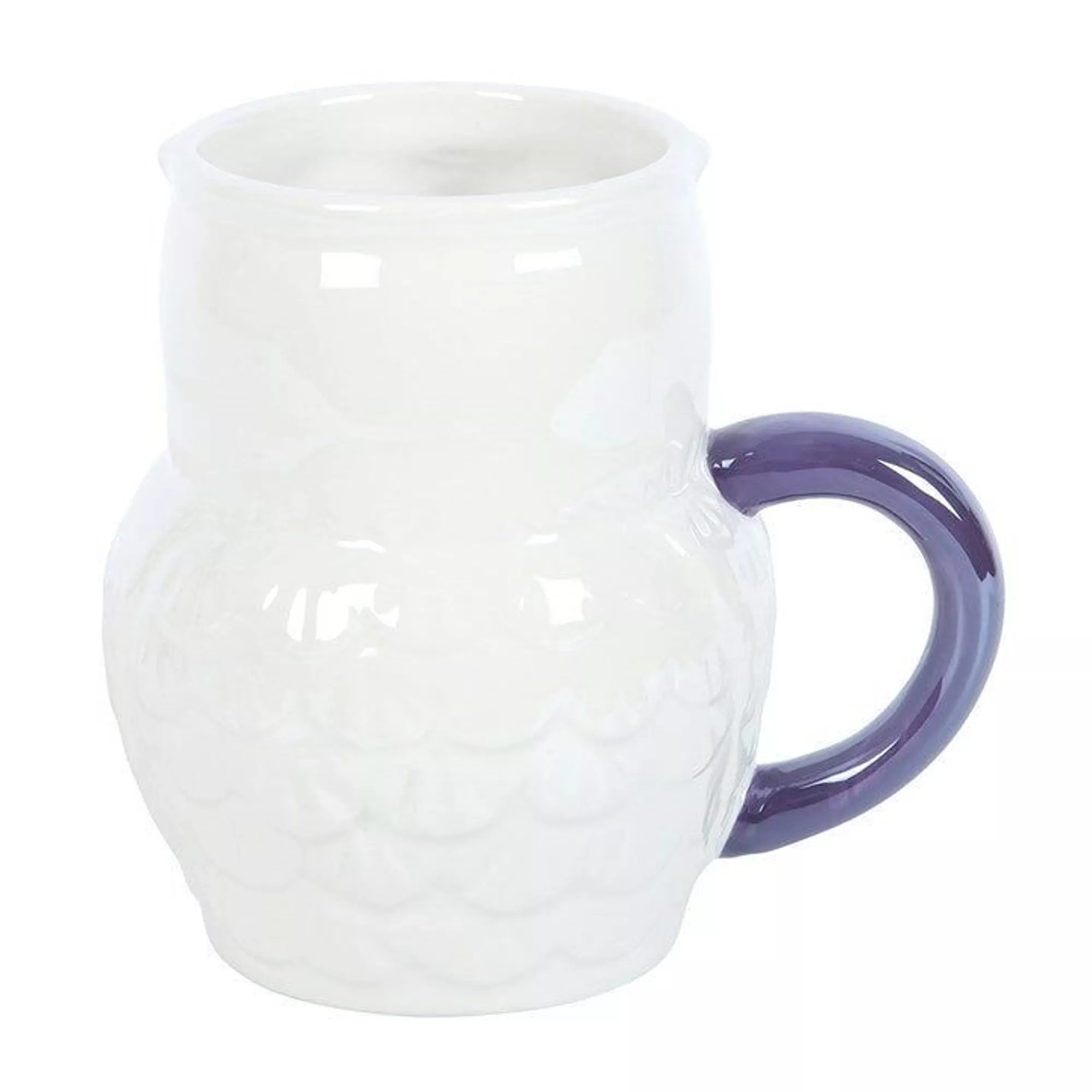 tasse irisée en forme de hibou something different