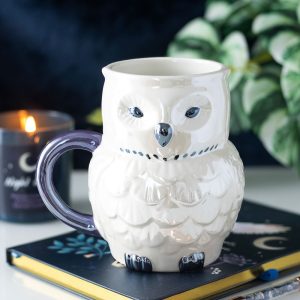 tasse irisée en forme de hibou something different