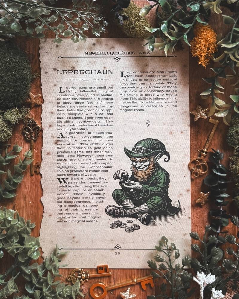 page des créatures magiques xantrix et xilodor the wizarding trunk (copie)