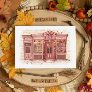carte quidditch tirage d'aquarelle sorcier