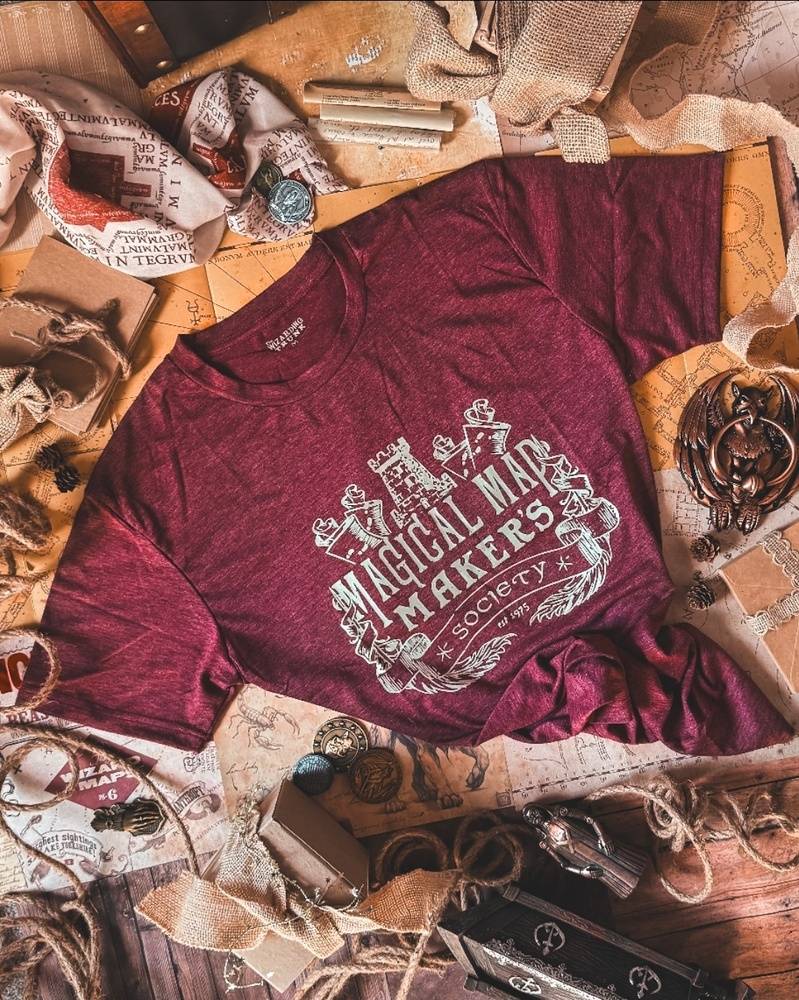 t shirt maraudeurs "magical map makers" the wizarding trunk