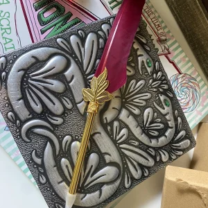 stylo en forme de plume doré litjoy (copie)
