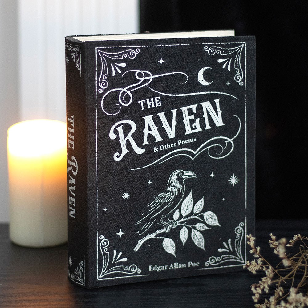 boîte de rangement en forme de livre le corbeau something different