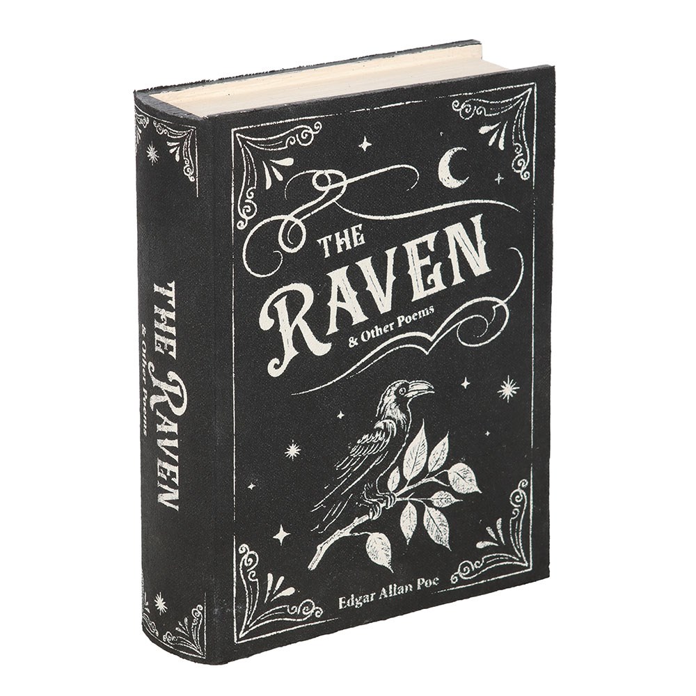 boîte de rangement en forme de livre le corbeau something different