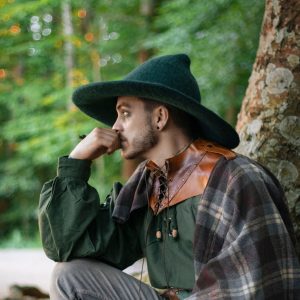 chapeau de sorcière vert costurero real