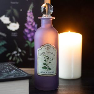 bouteille de potion en verre décorative belladone something different