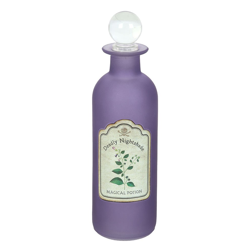 bouteille de potion en verre décorative belladone something different