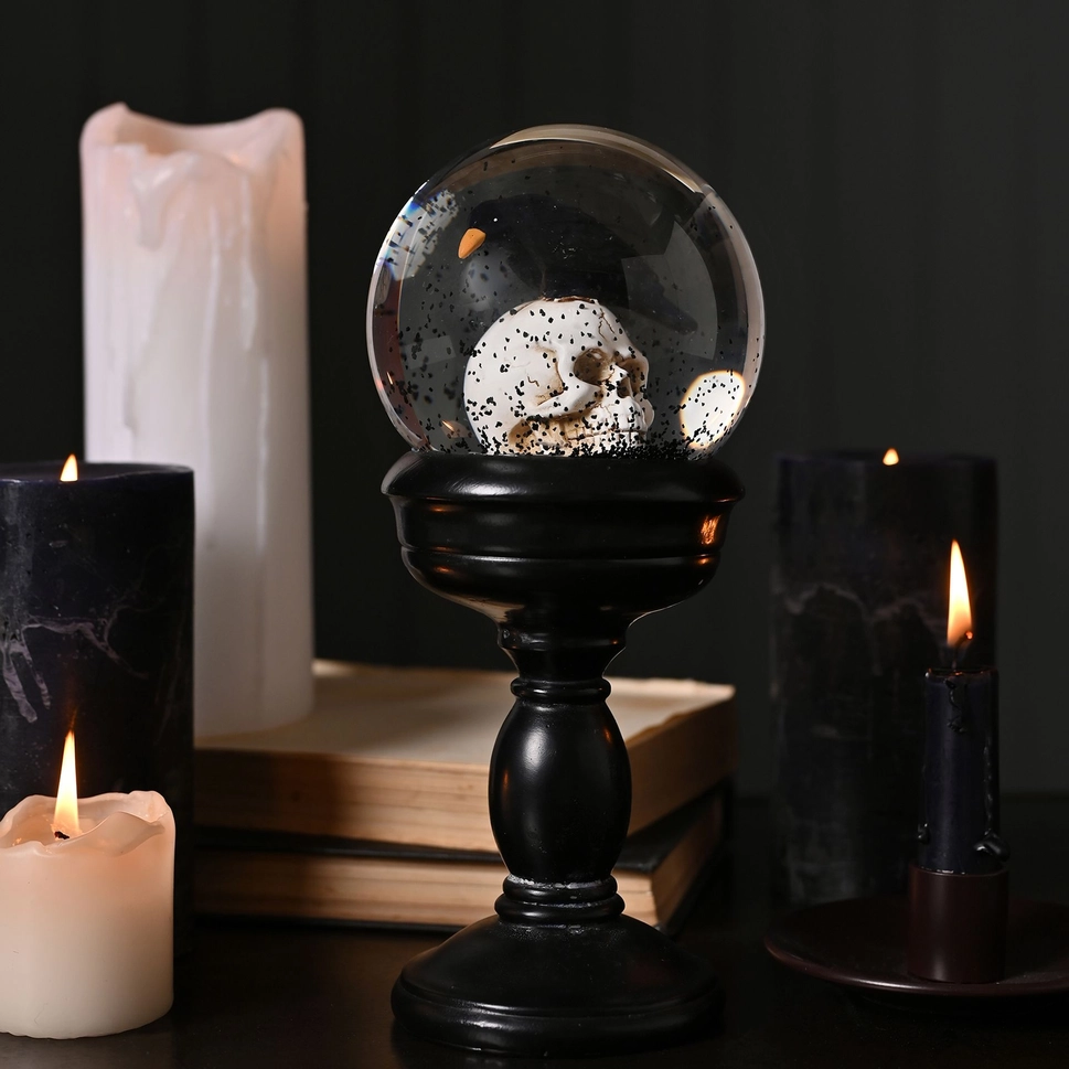 69415 boule à neige skull 2