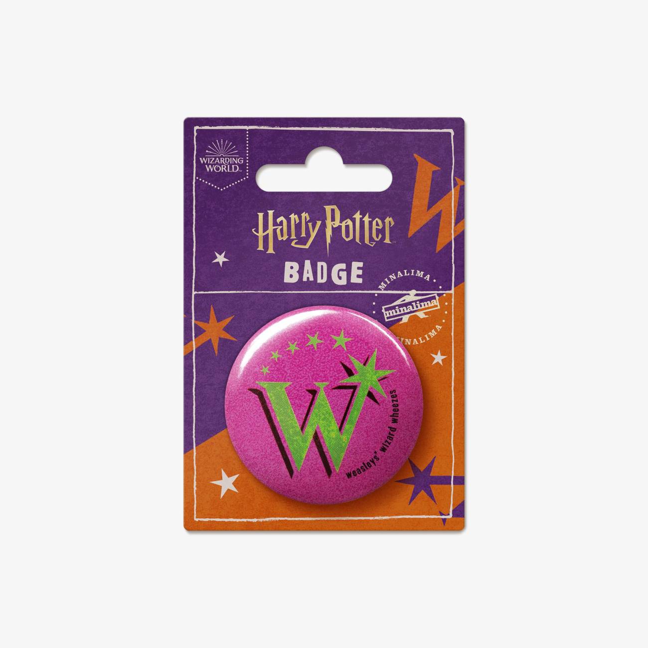 badge emblème weasleys' wizard wheezes minalima