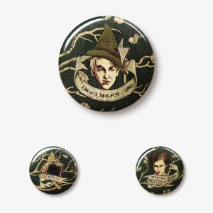 badge à epingle tapisserie famille black minalima