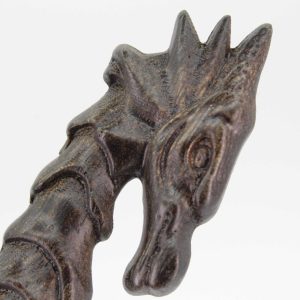 baguette magique en bois sculpté dragon ou sombral handicraftviet