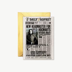 carte lenticulaire “new headmaster for hogwarts” – minalima
