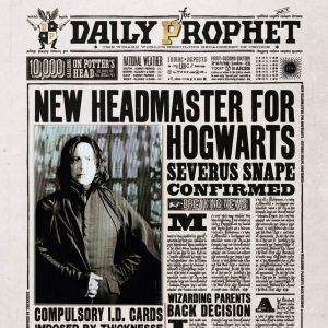 carte lenticulaire “new headmaster for hogwarts” – minalima