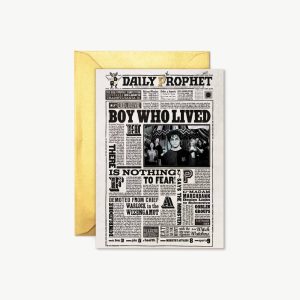 carte lenticulaire “the boy who lived” – minalima