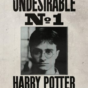 carte pliée “harry potter undesirable n°1” – minalima