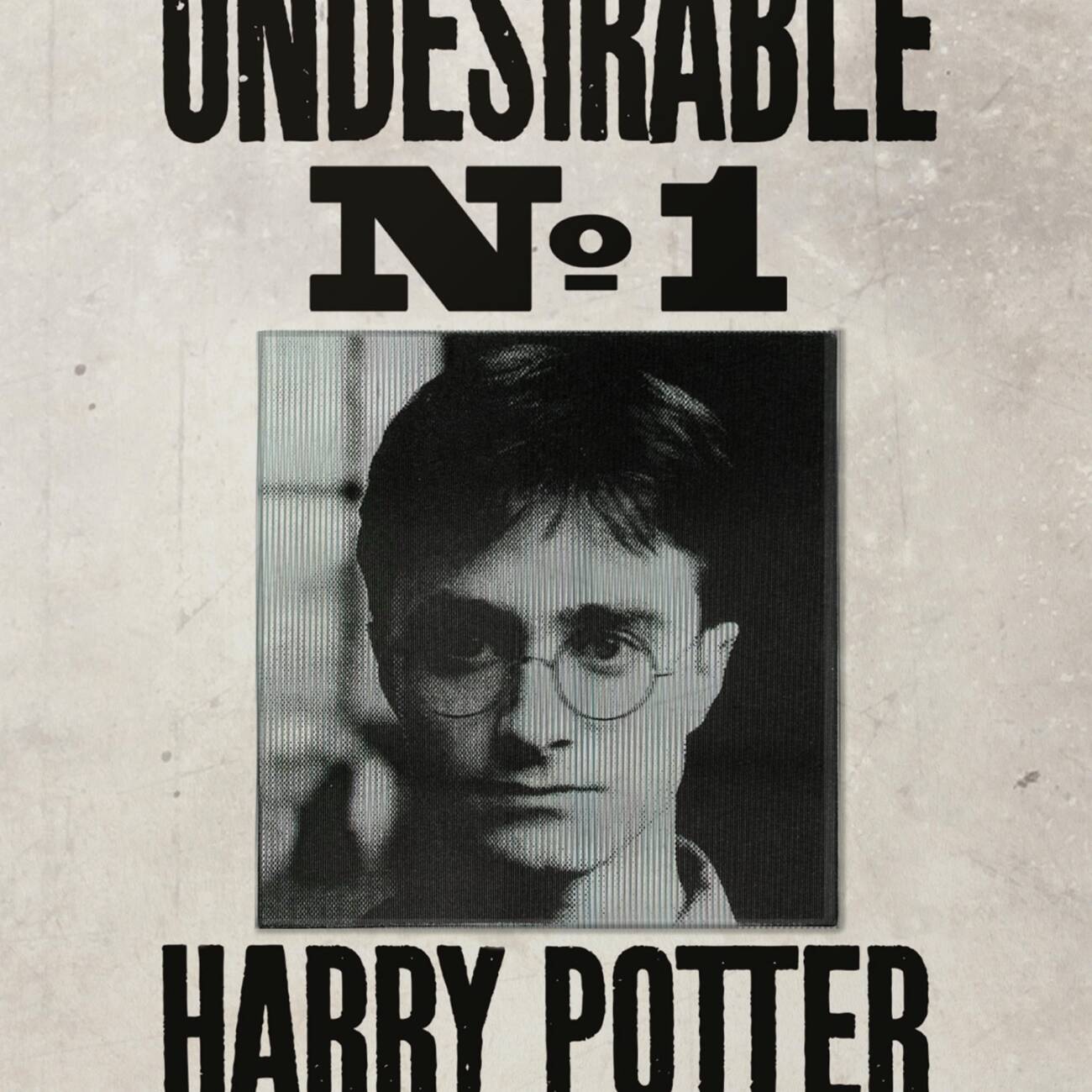 carte pliée “harry potter undesirable n°1” – minalima