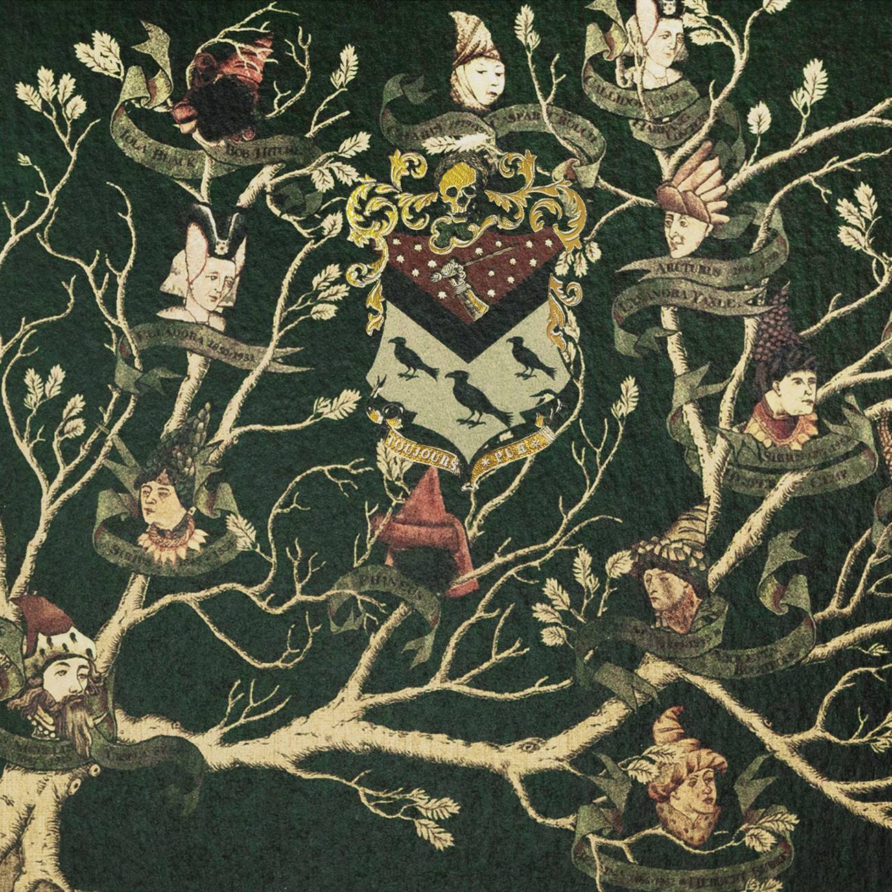 carte pliée “tapisserie des black” – minalima