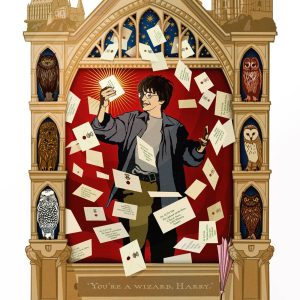 carte postale “tu es un sorcier, harry” – minalima