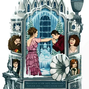 carte postale “bal de noël” – minalima