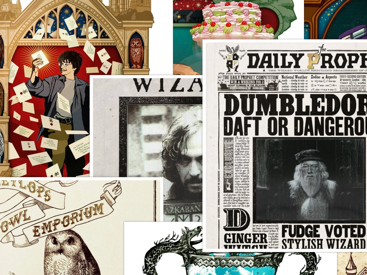 cartes postales harry potter de la papeterie à collectionner… ou à encadrer