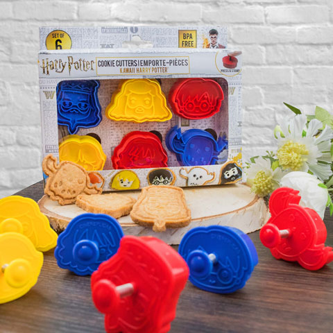 lot de 6 emporte pièces harry potter kawaii pour cookies cinereplicas