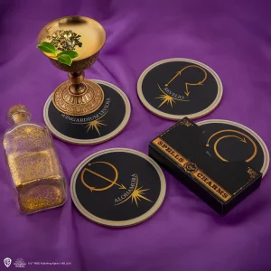 lot de 4 sous verre harry potter enchantements cinereplicas (copie)