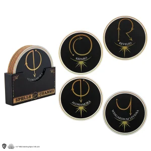 lot de 4 sous verre harry potter enchantements cinereplicas (copie)