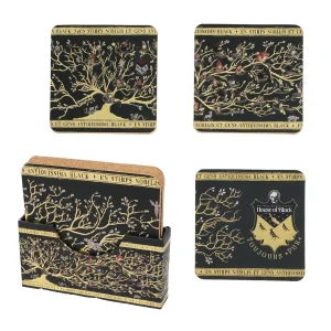 lot de 4 sous verre harry potter famille black moriarty art project