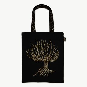 tote bag "saule cogneur" de la carte du maraudeur minalima