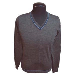pull d'él ève de poudlard bleu et gris