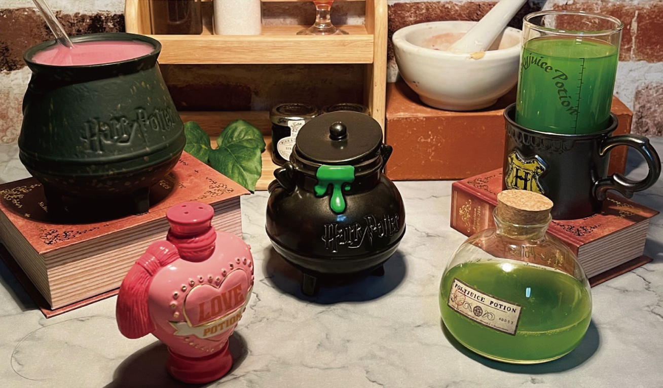 verre mesureur de polynectar avec timbale harry potter by sunart