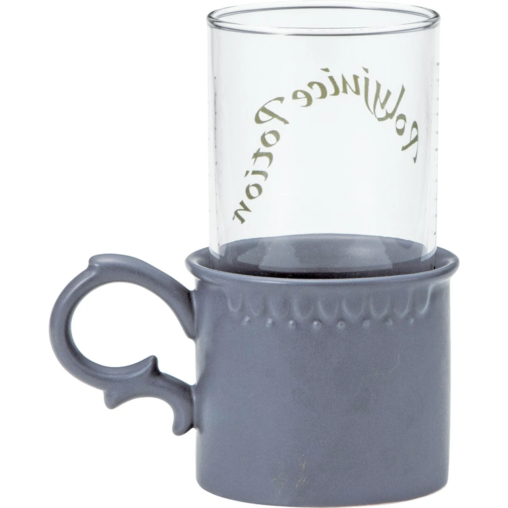 verre mesureur de polynectar avec timbale harry potter by sunart