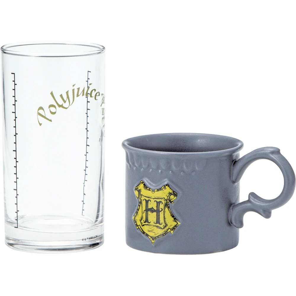 verre mesureur de polynectar avec timbale harry potter by sunart